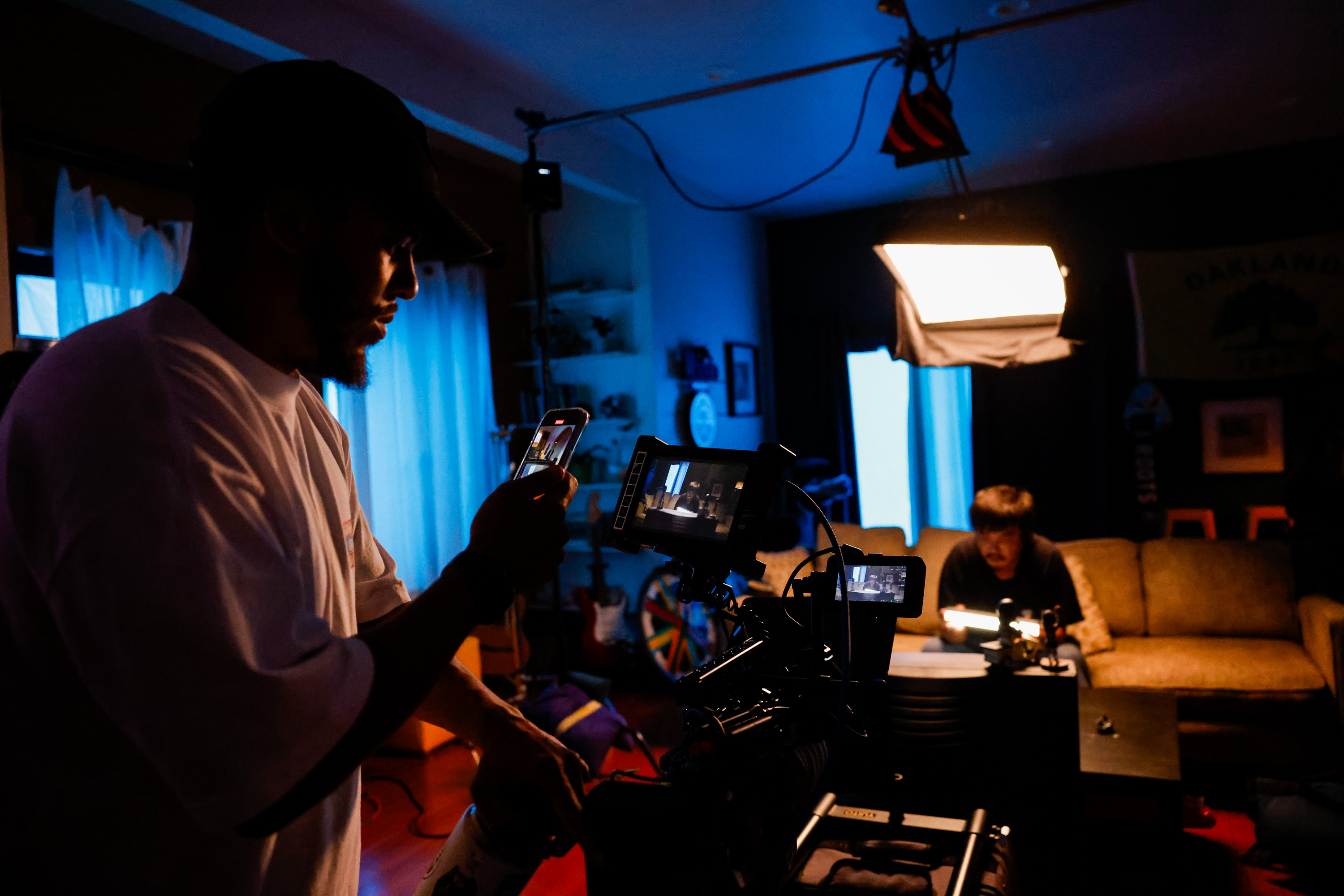 Behind the scenes