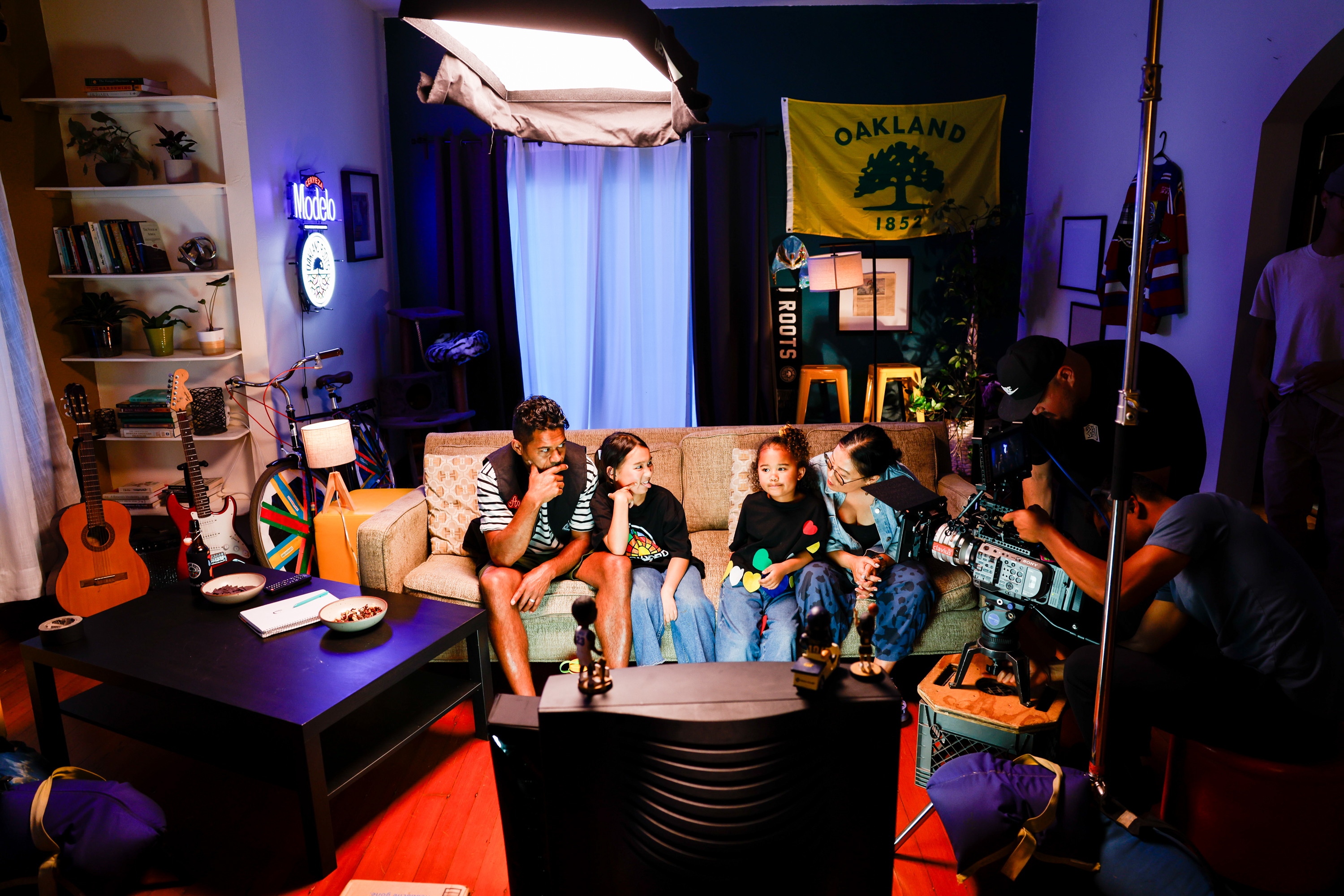 Behind the scenes