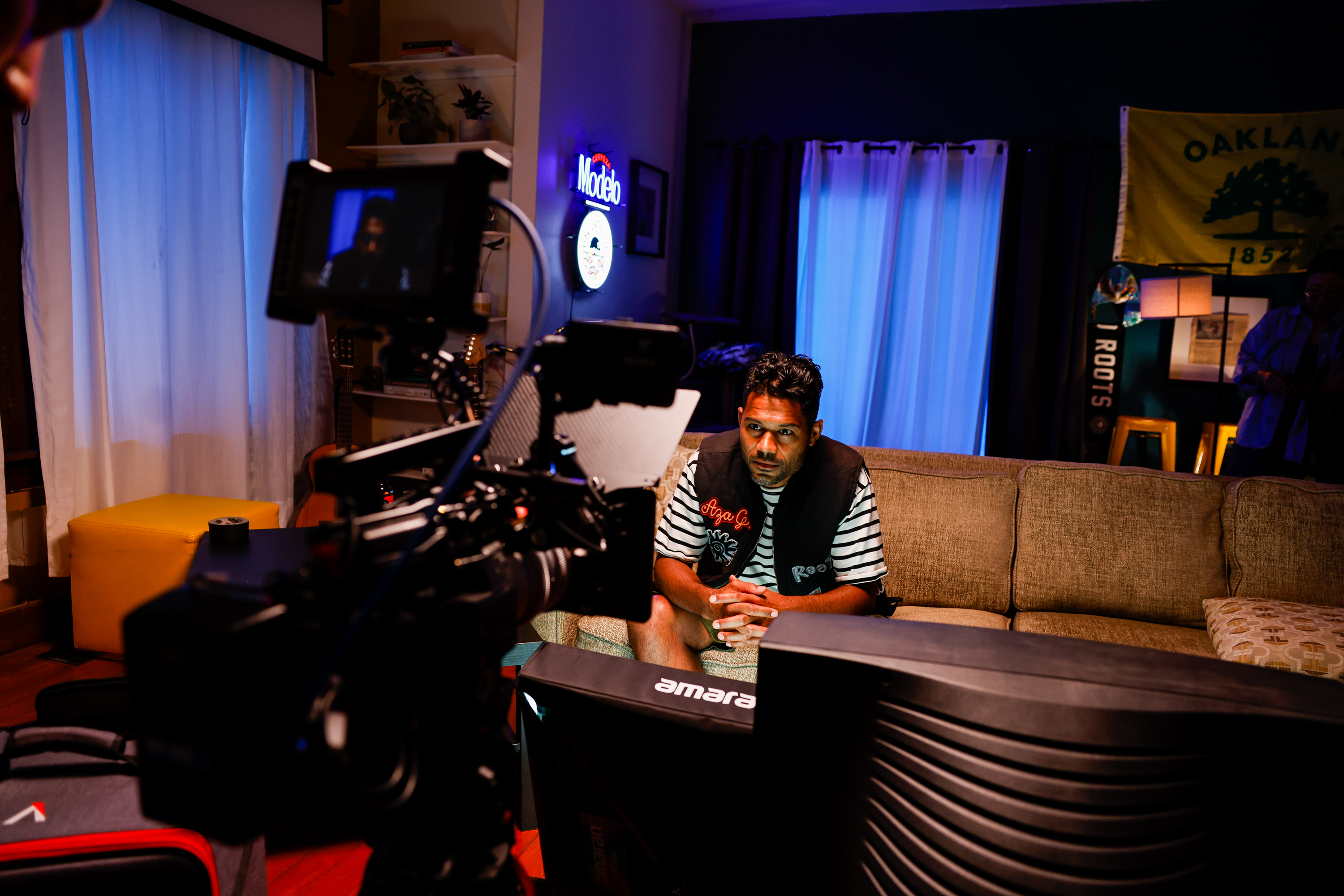 Behind the scenes
